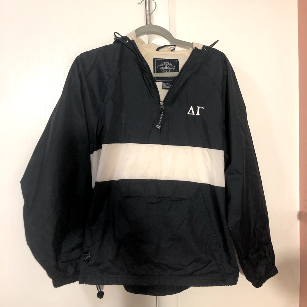Delta Gamma ¼ pullover sweatshirt/rain jacket